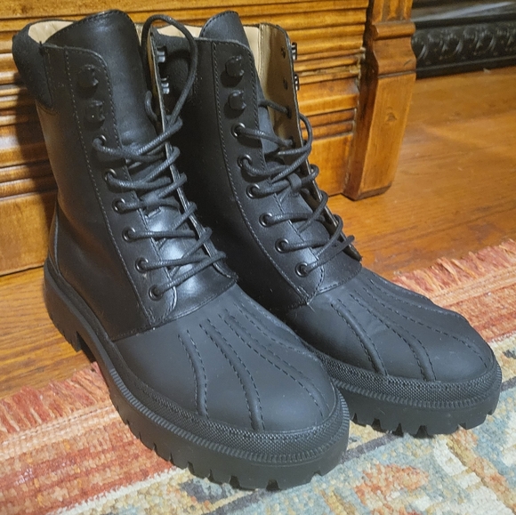& Other Stories Leather Combat Boots. 39. NEVER WORN - Picture 6 of 6